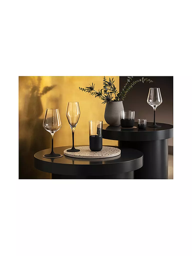 VILLEROY & BOCH Schnapsglas Set 4er MANUFACTURE ROCK 40ml schwarz