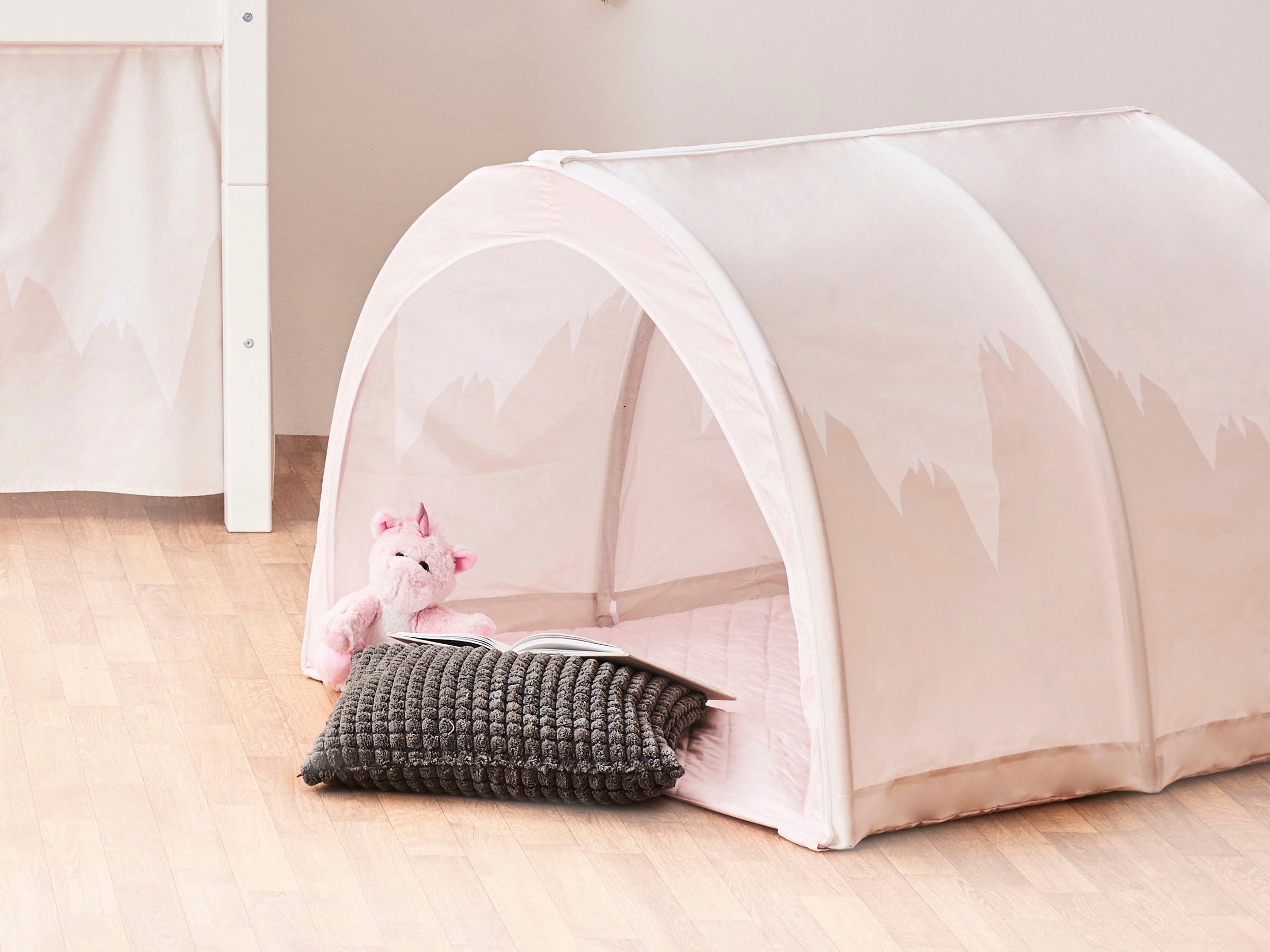 Hoppekids Spieltunnel »«Winter Wonderland»« Betttunnel für Kinderbett 90x200 cm