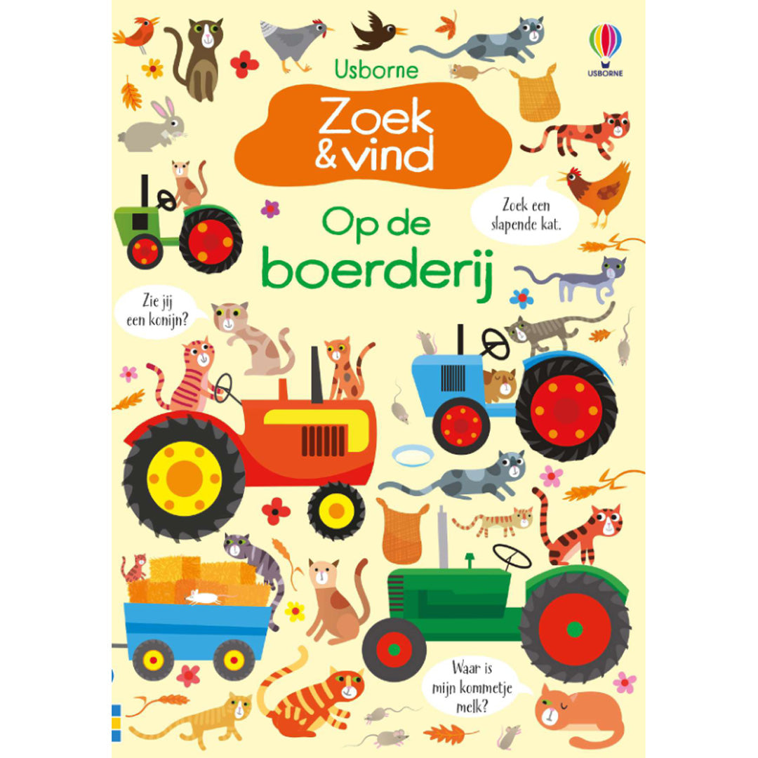 uitgeverij usborne spelletjeskoffer - de boerderij