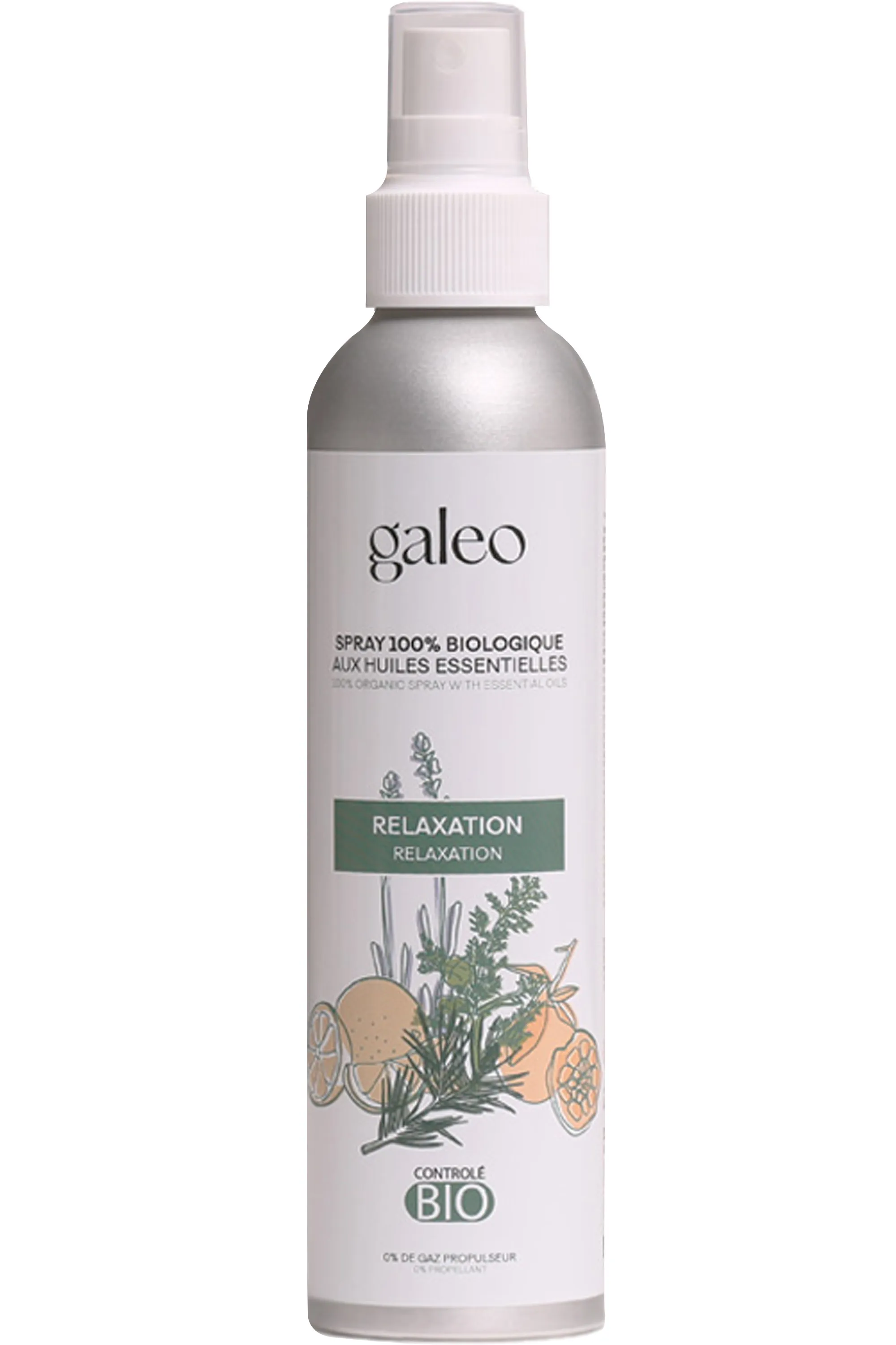 Galeo Spray d’intérieur biologique Relaxation-200 ml