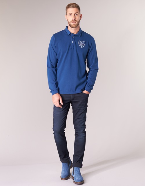 Serge Blanco - POLO France - Bleu