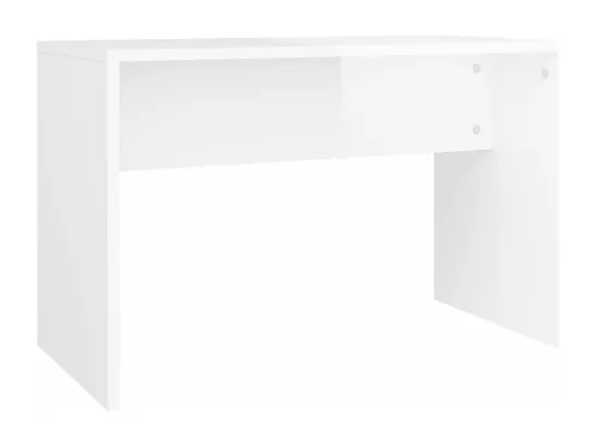 Ensemble de coiffeuse avec LED Blanc brillant Bois d'ingénierie