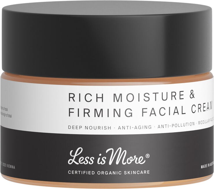 Less Is More Organic Rich Moisture & Firming Facial Cream