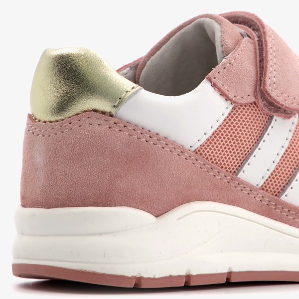 TwoDay leren meisjes sneakers oudroze