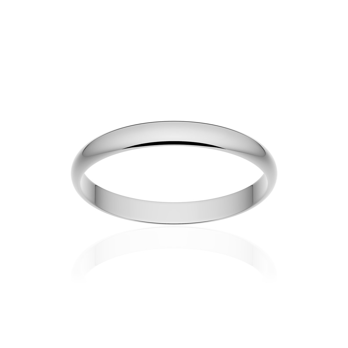 Alliance palladium 950 poli ruban 2,5 mm