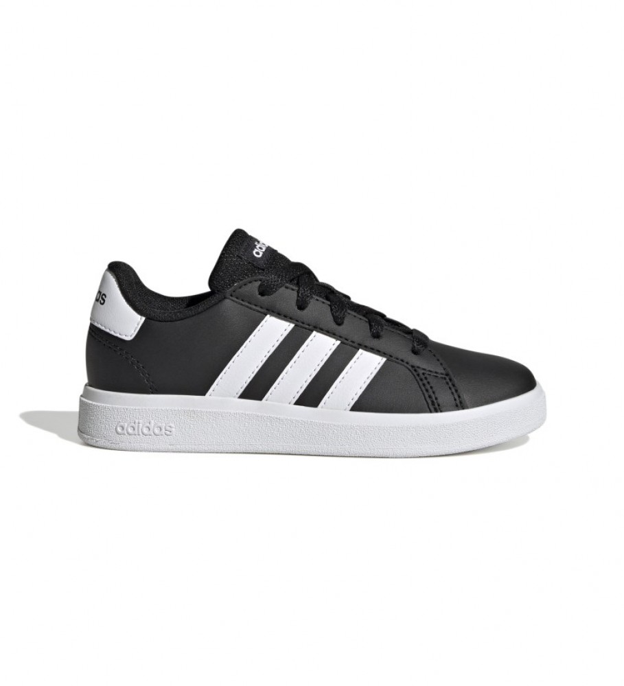 Tênis adidas Grand Court Lifestyle com cadarço, preto