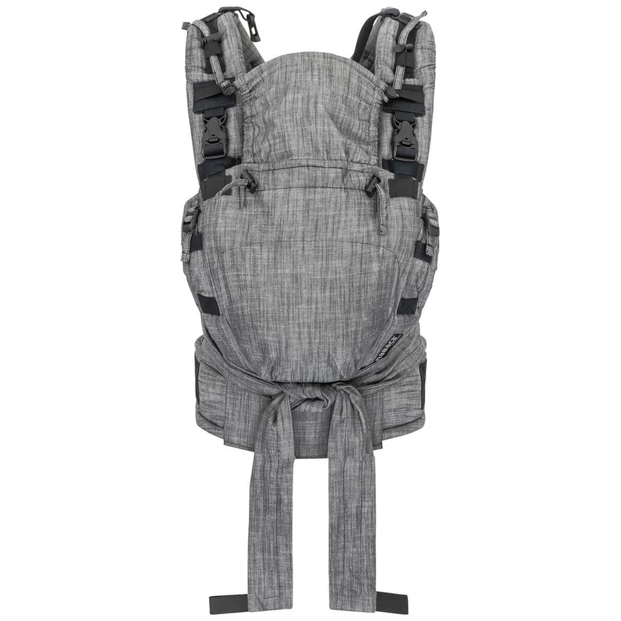 Hoppediz Babytrage Nabaca Basic-Set Denim schwarz