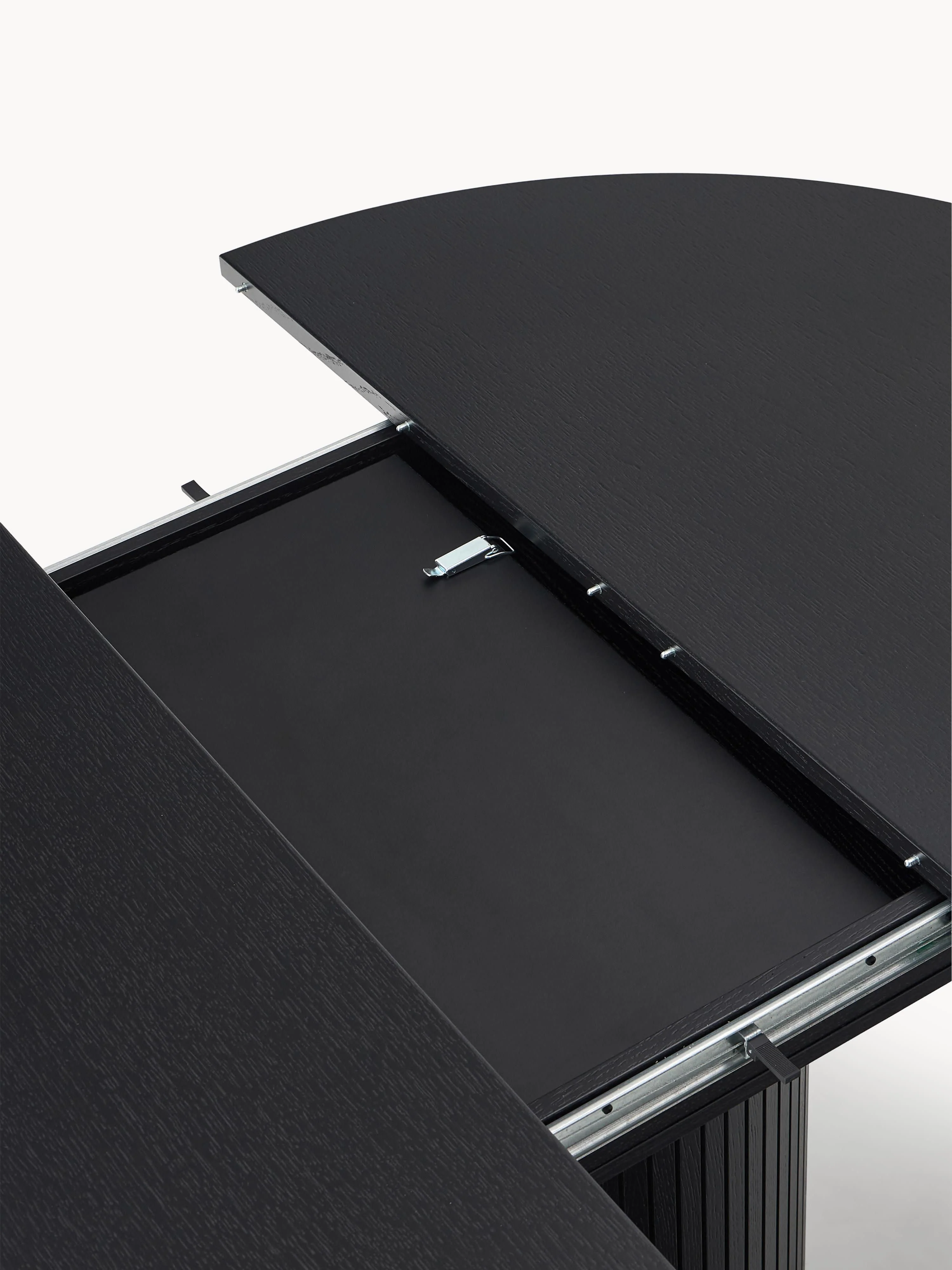 Uitschuifbare eettafel Filo met groefstructuur, in verschillende formaten