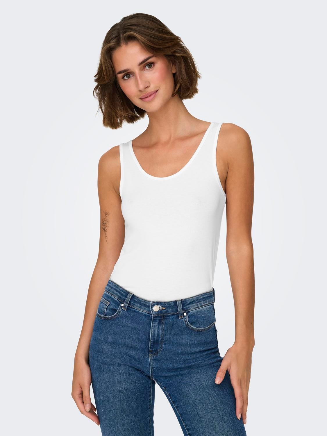 JDYMILA Tanktop White