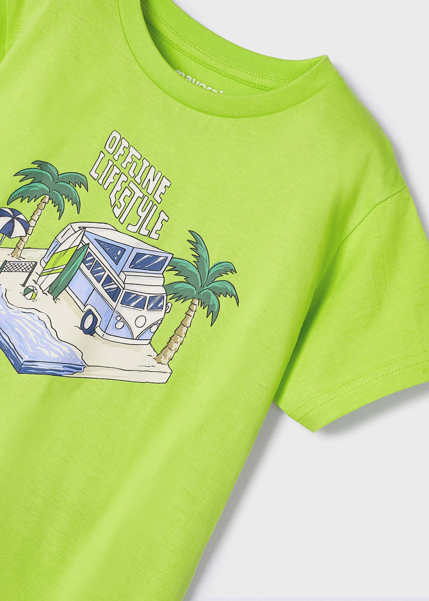 Camiseta Better Cotton estampada para meninos, pimenta chili