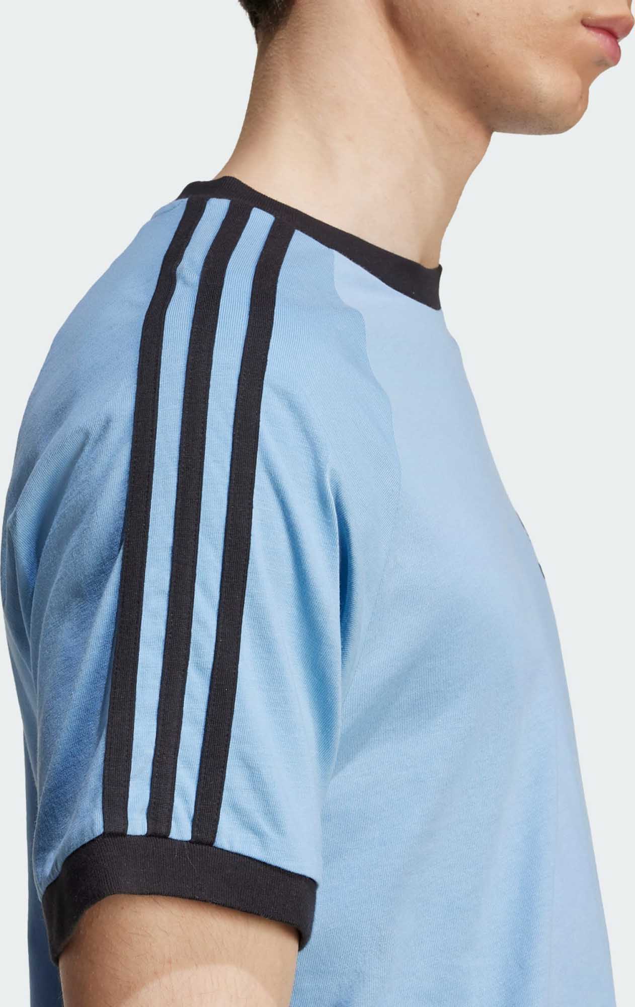 Adicolor Classics 3-Stripes Tee Herre Ash Blue/Black