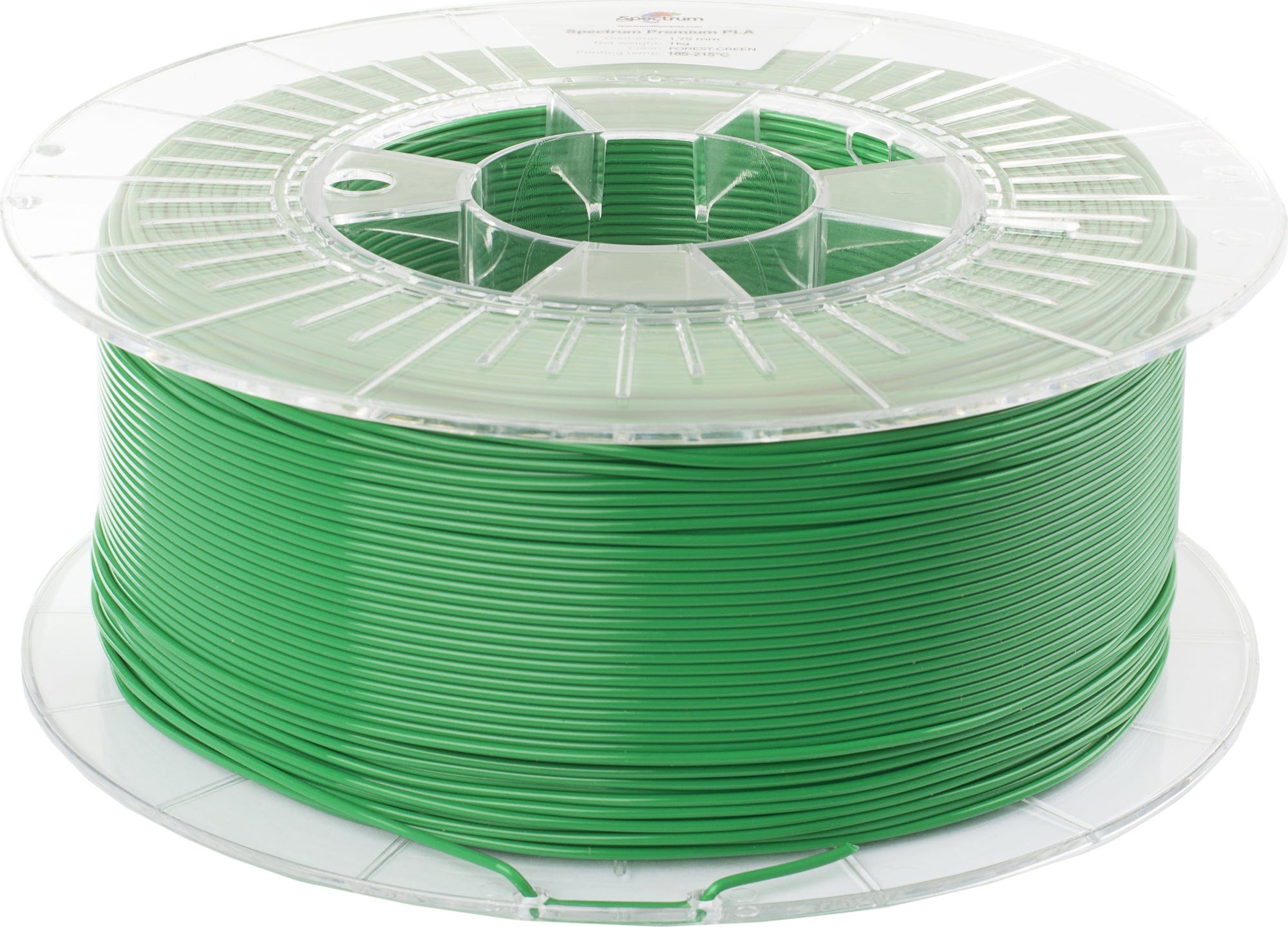 Spectrum  PLA Premium Forest Green, 1,75 mm / 1000 g    Verzugsfreies PLA in guter Qualität