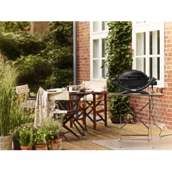 Weber Q 1400 elektrische bbq metaal grijs 43 x 32 cm