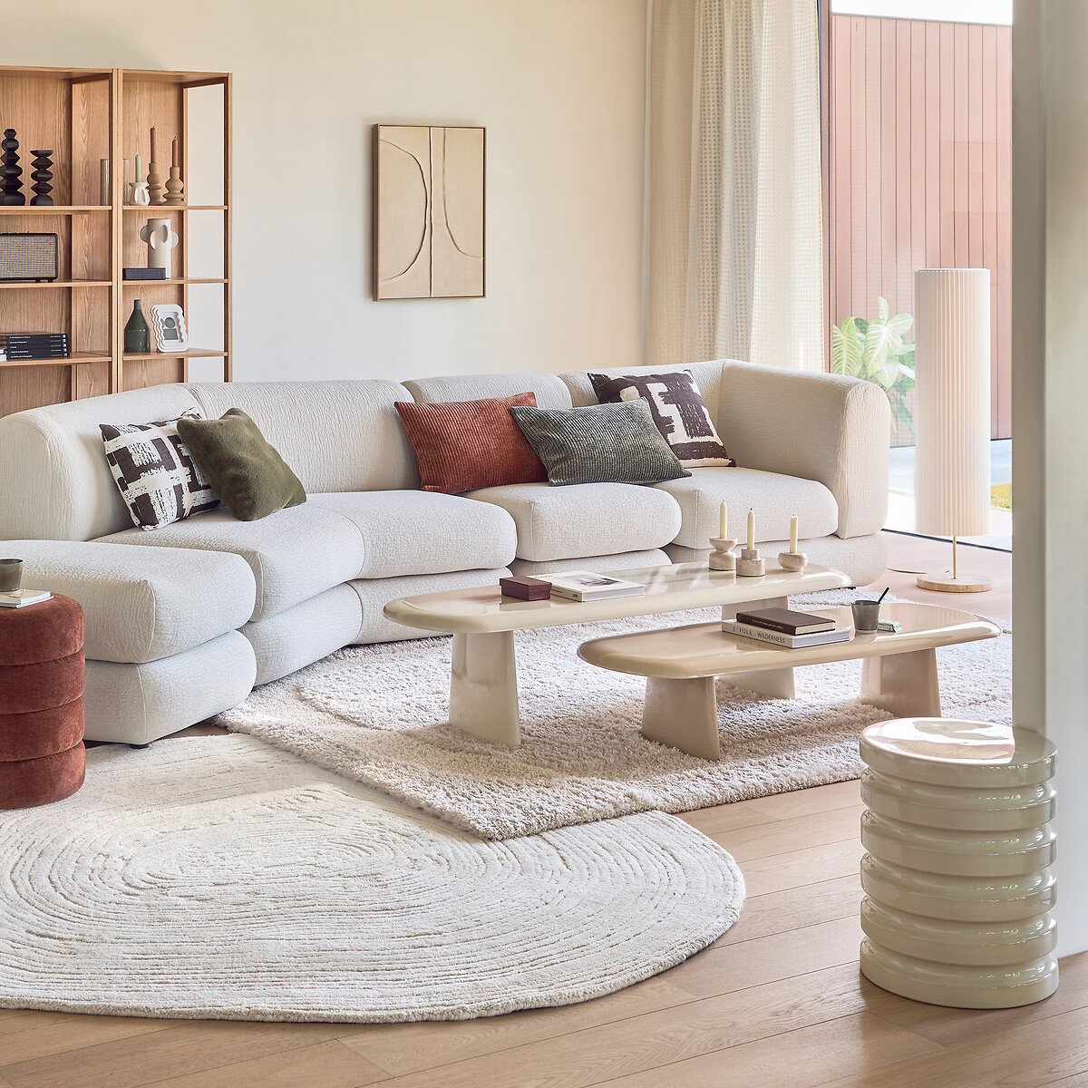 LA REDOUTE INTERIEURS<br>Tapete com relevo, Opale