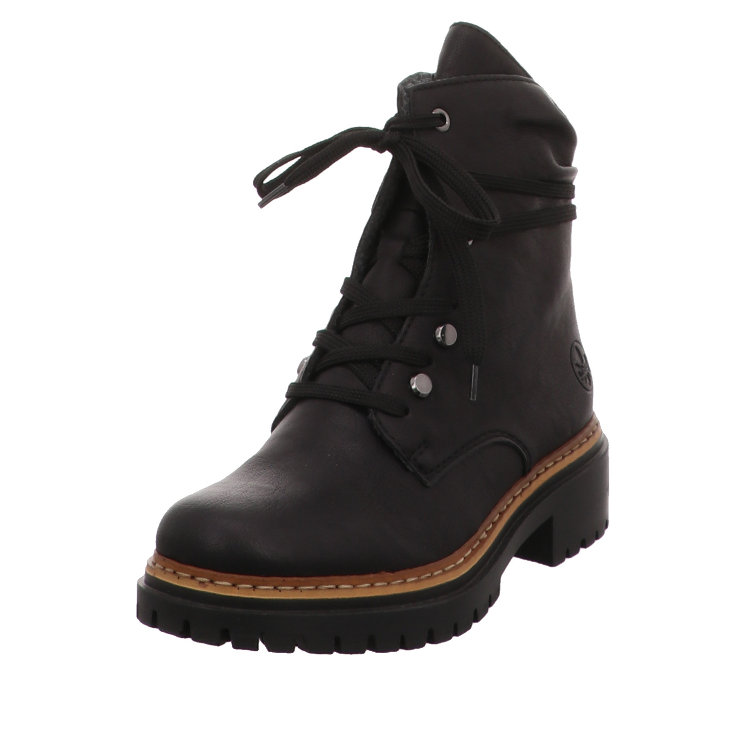 Rieker Schnürstiefel schwarz