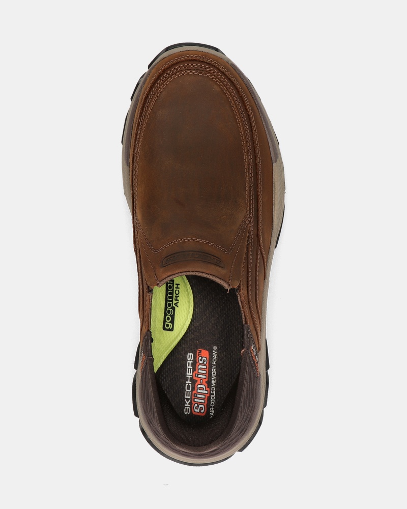 Skechers Respected Hands Free Slip-Ins Instapschoenen  - cognac
