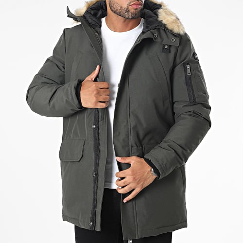 Parka Fourrure Nelson 20 Vert Kaki