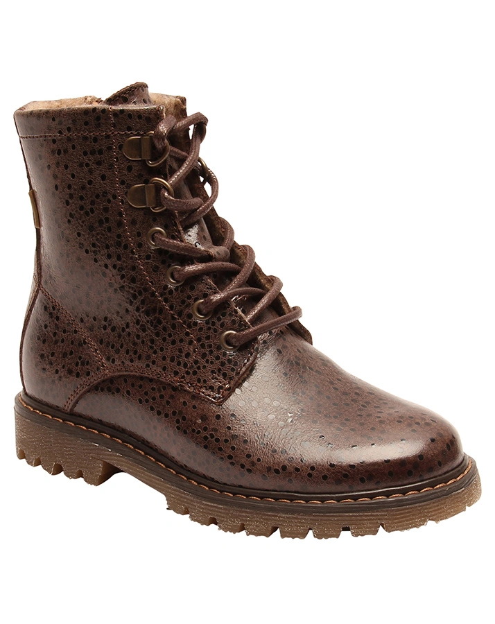Schnür-Boots DAWN TEX gefüttert in braun