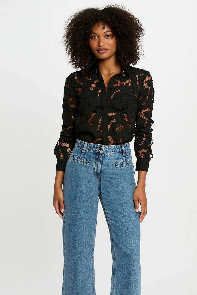 MORGAN<br>Camisa de manga comprida