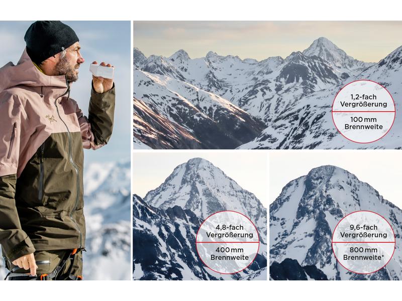 Canon Fotokamera PowerShot ZOOM Essential Kit Superzoom-Kamera im Taschenformat für Behörden