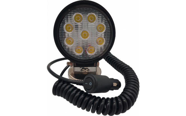 Berger und Schröter LED Arbeitsscheinwerfer 9 x 3 Watt mit Magnetfuß