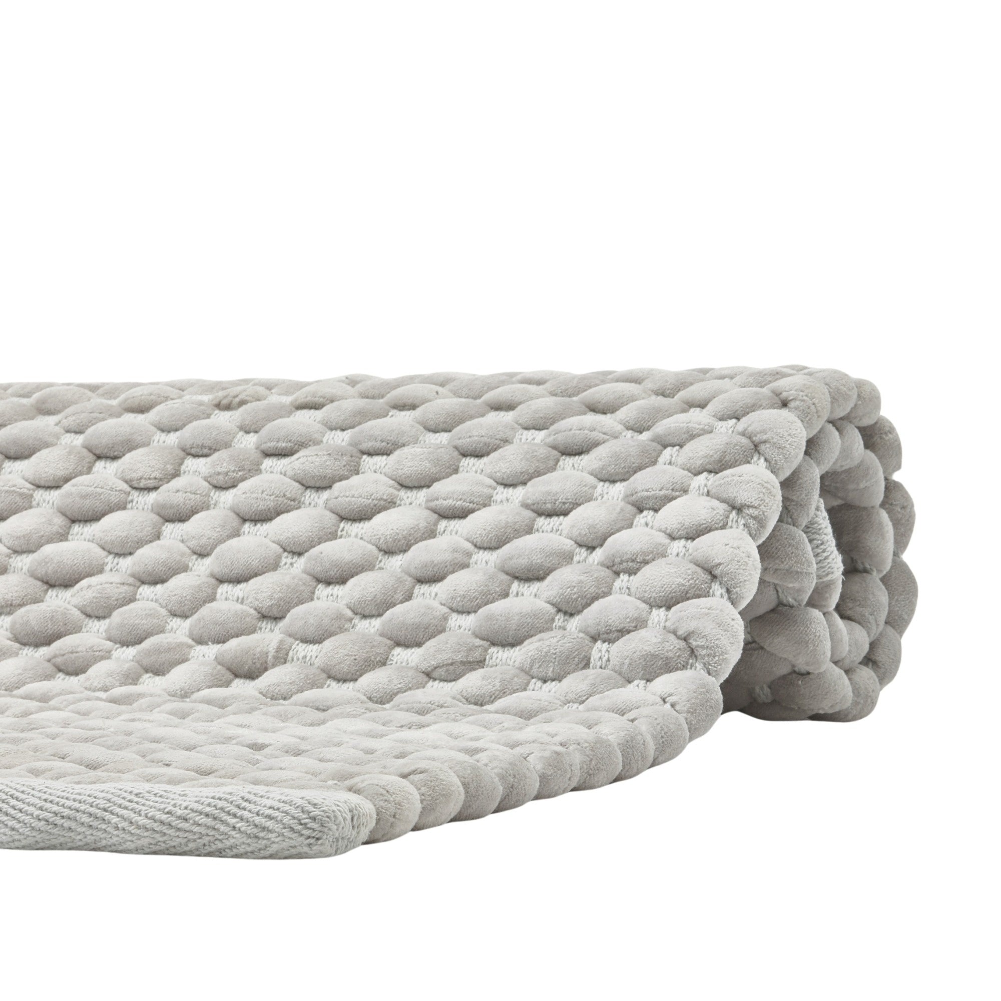 Maks Badmat Silver Grey | 60 x 60 cm | Grijs | Katoen