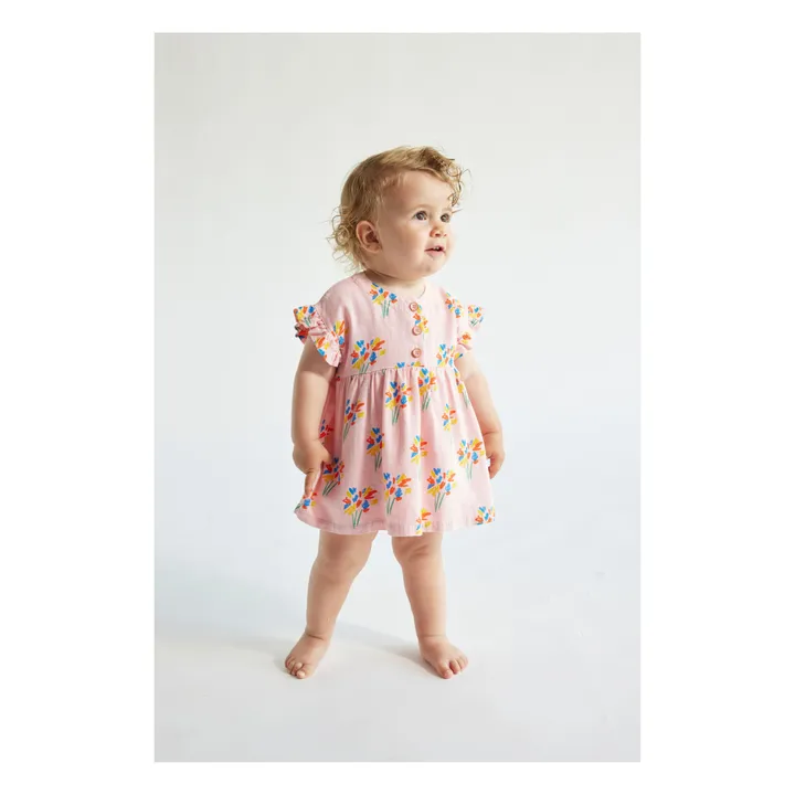 Bobo Choses Robe Volants Feux d'Artifices | Rose