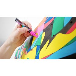 Marqueur à pigment PC-5BR BRUSH, étui de 16, assorti