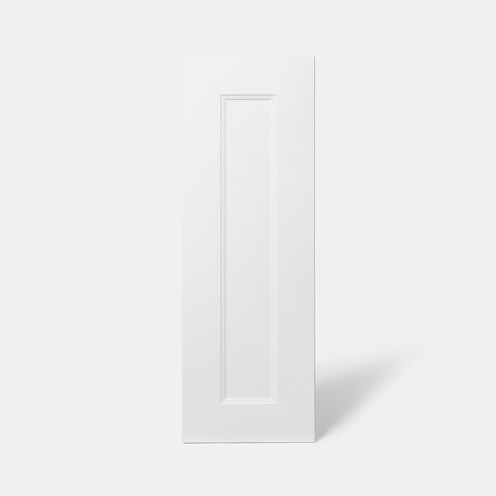 Porte de meuble de cuisine Artemisia blanc mat l. 25 cm x H. 72 cm GoodHome