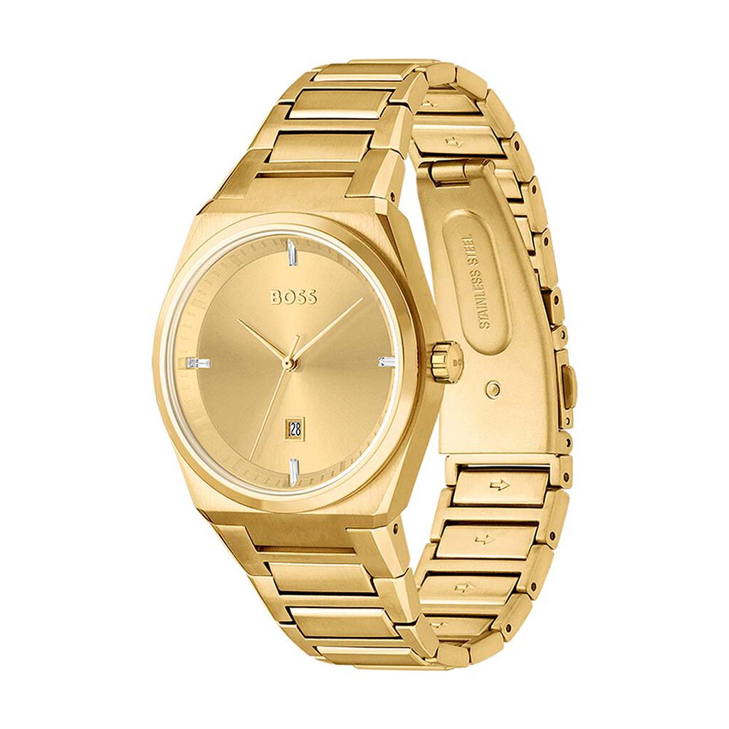 Montre Boss Steer Doré