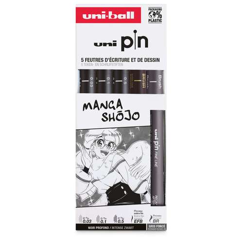 UNI-BALL pin Fineliner, thematische 5er-Sets
