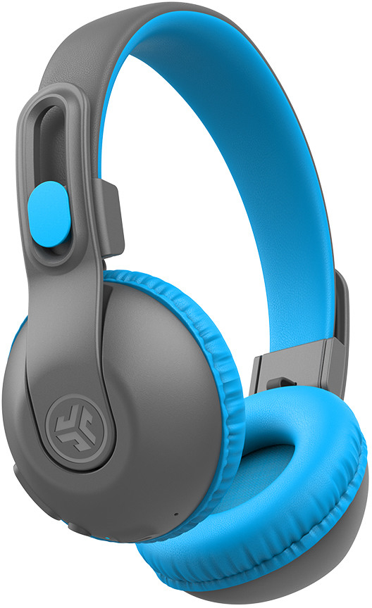 JBuddies Studio2 Kinder Bluetooth On-Ear Kopfhörer 85-95dB Begrenzte Lautstärke (IEUHBKSTU2RGRYBLU122) - Grau / Blau