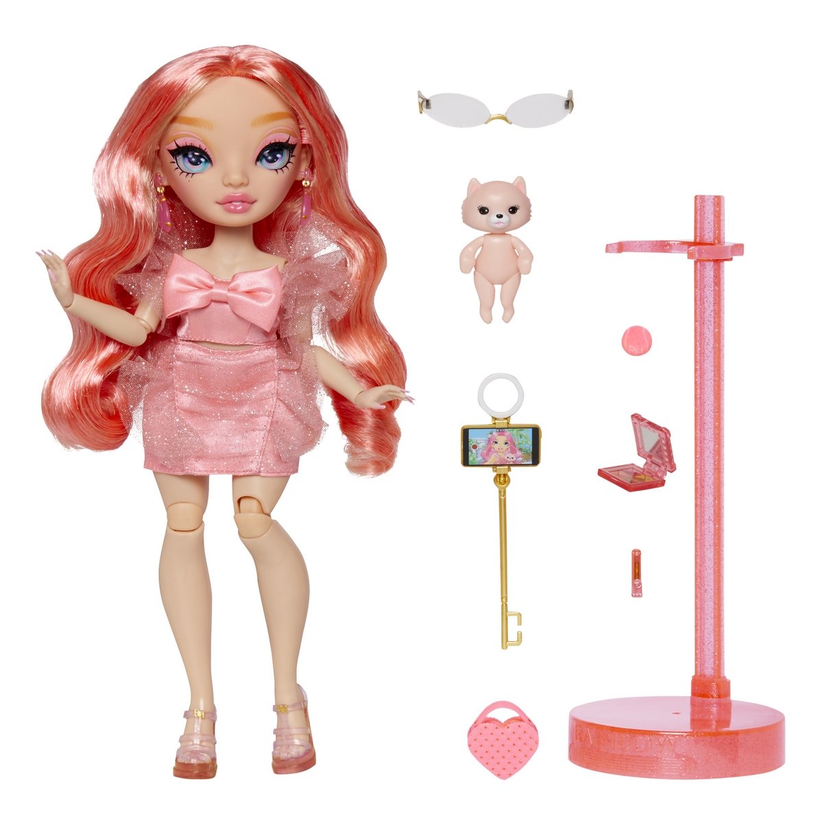 Rainbow High poupée New friends Pinkly Paige