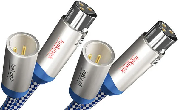 Inakustik Premium audio XLR (2 x 0,75 m) Câbles symétriques XLR