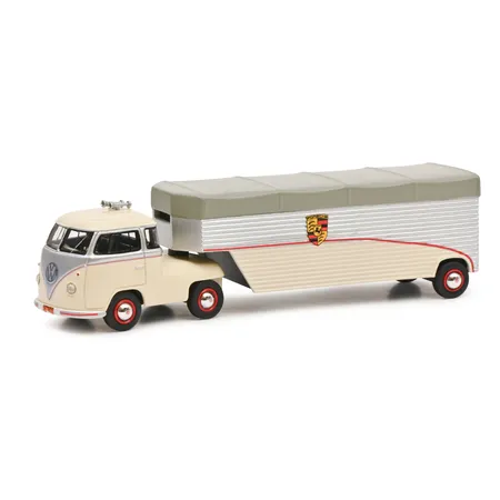 Schuco 452001400 - VW T1 C.Motors beige/silb.1:64