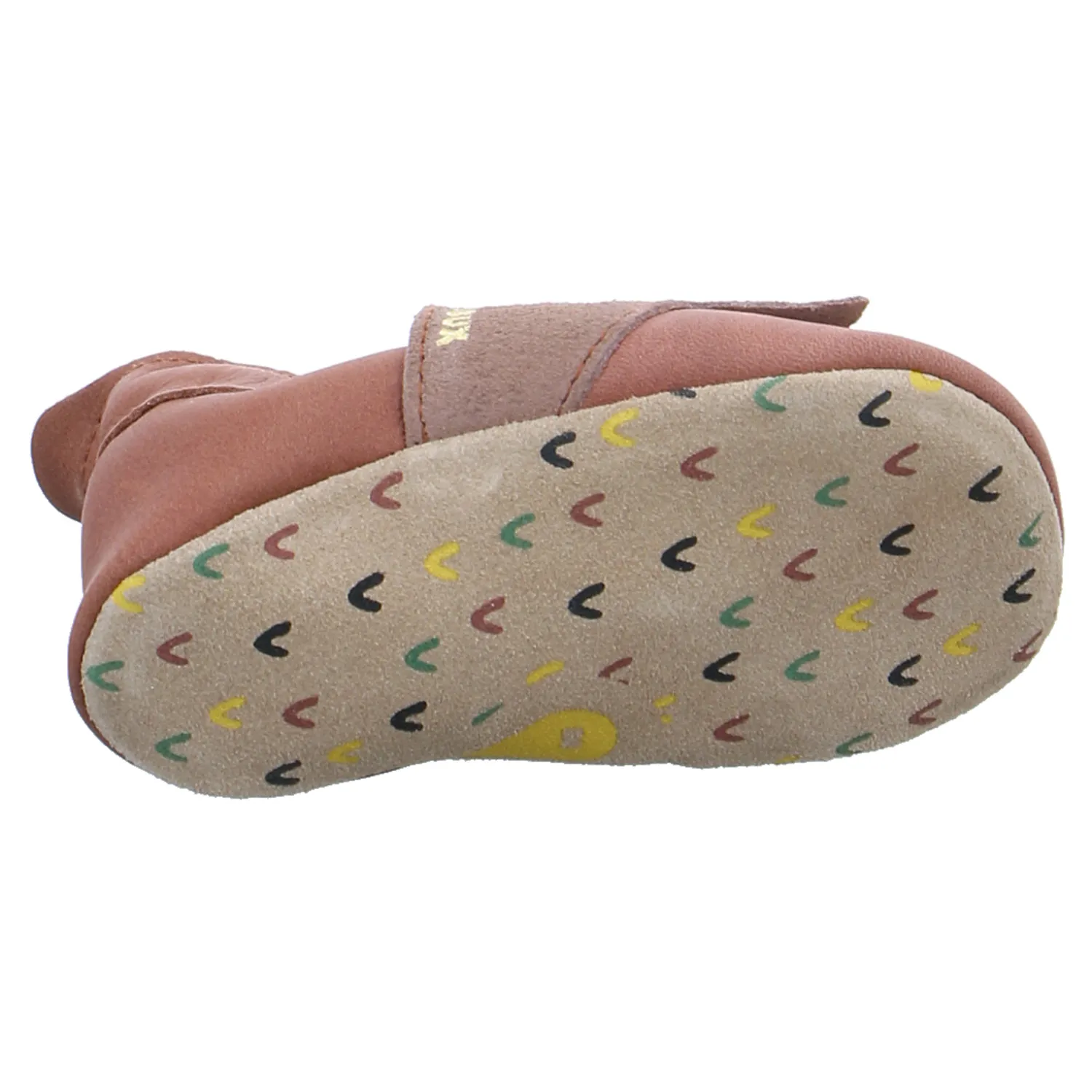 BOBUX Krabbelschuh Braun Leder