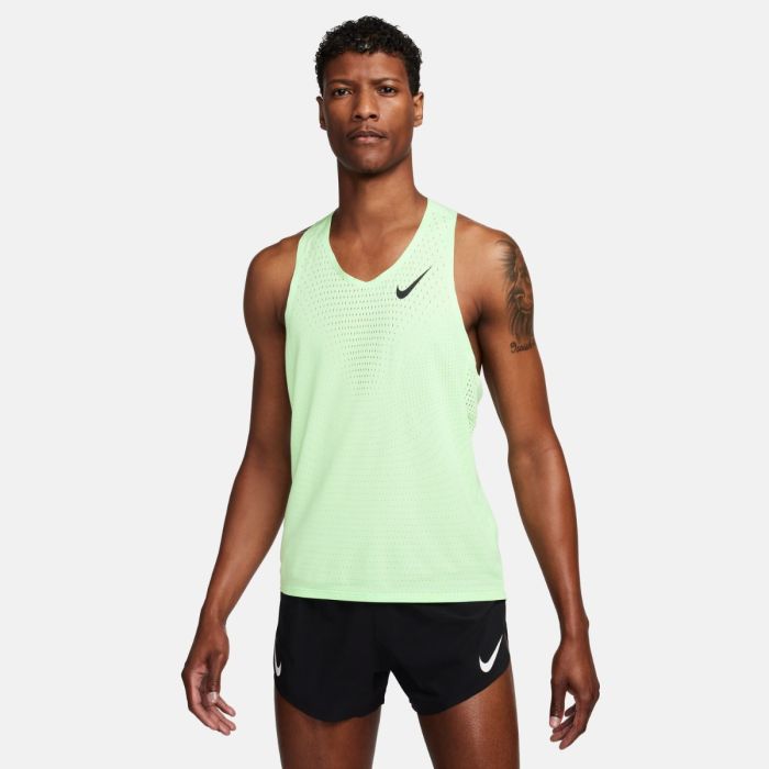 Nike Herre Dri-FIT Advanced Aeroswift Singlet Grøn