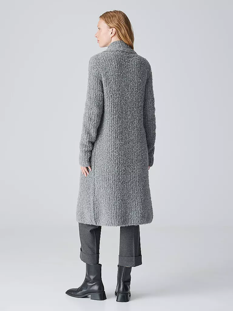 OPUS Strickmantel DULINA grau