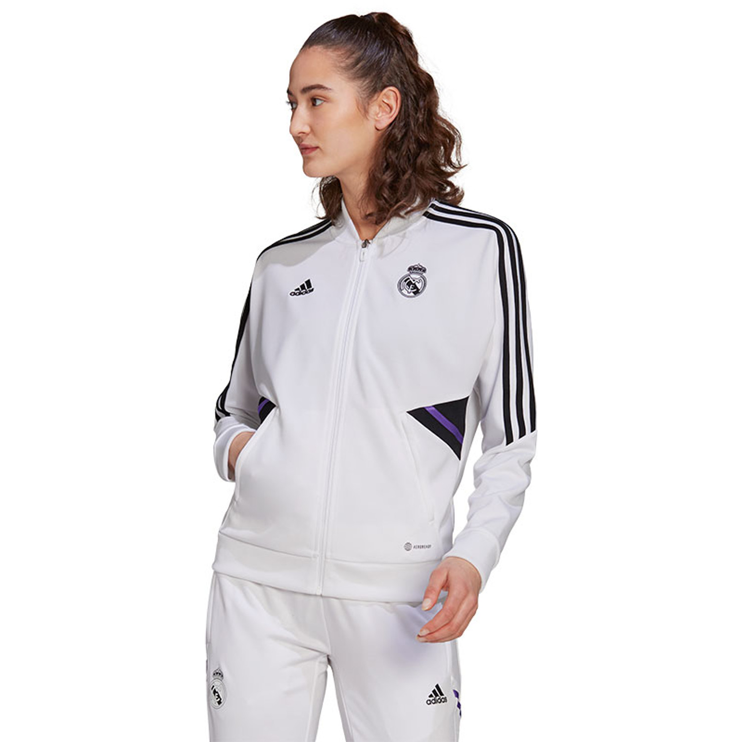 adidas Real Madrid TK Jacket Trainingspak Dames