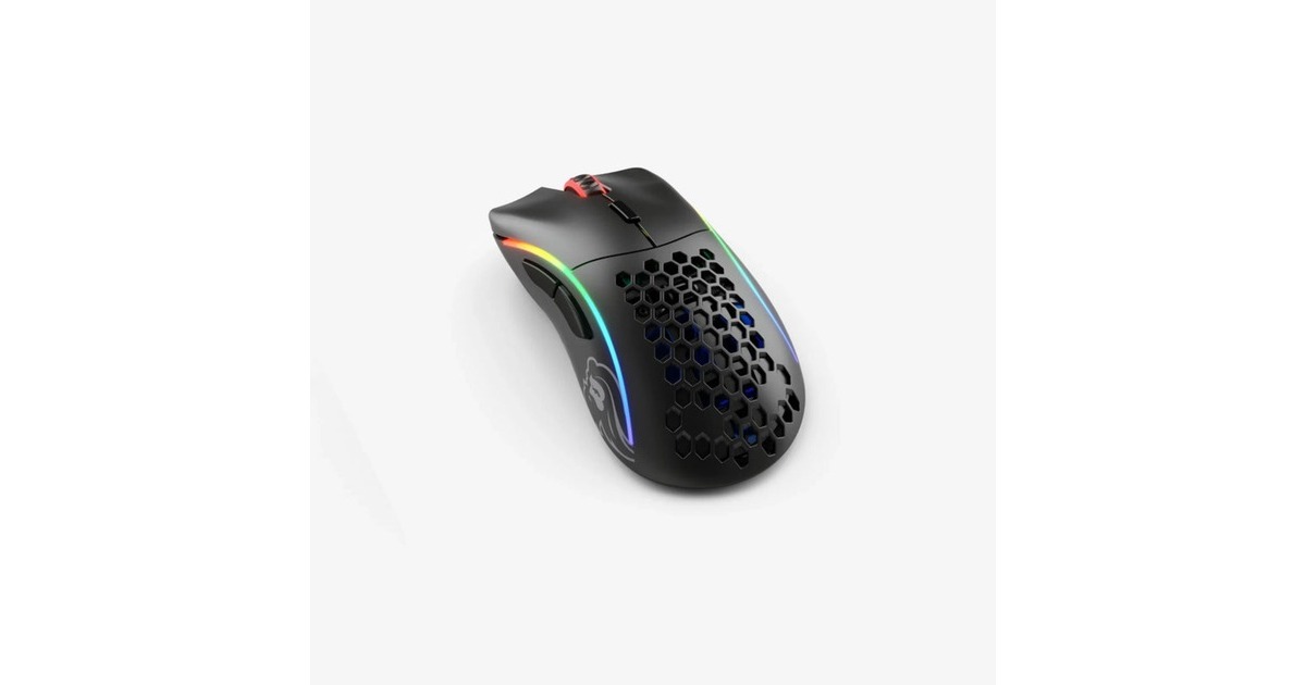 GloriousModel D Wireless gaming muis  (Zwart (mat), 19.000 dpi, RGB leds)