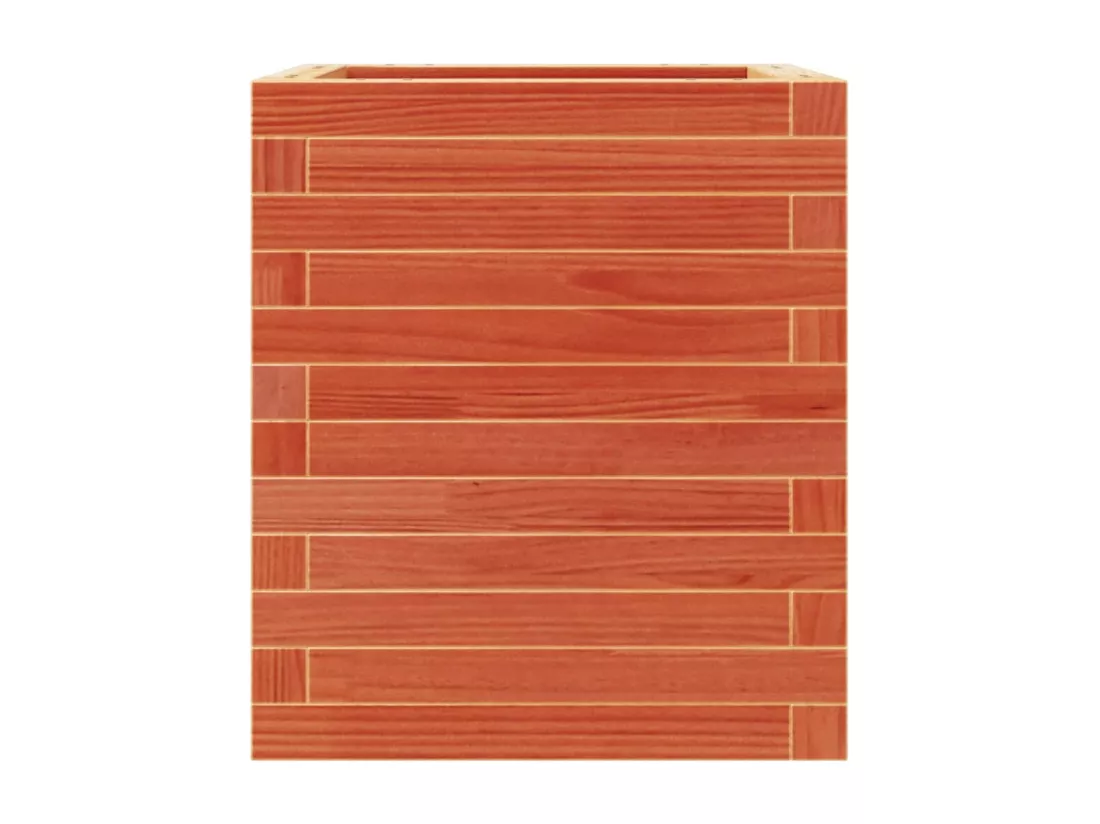 Jardinière bac lit surélevé bois marron 40 x 40 x 46 cm 02_0038454