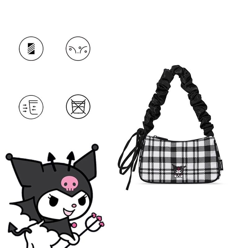 TIDECOLOR - Sanrio Kuromi geborduurde schoudertas