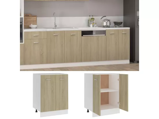 Armoire de plancher Chêne sonoma 60x46x81,5cm Bois d’ingénierie