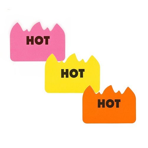 Hot Flame Sticky Notes