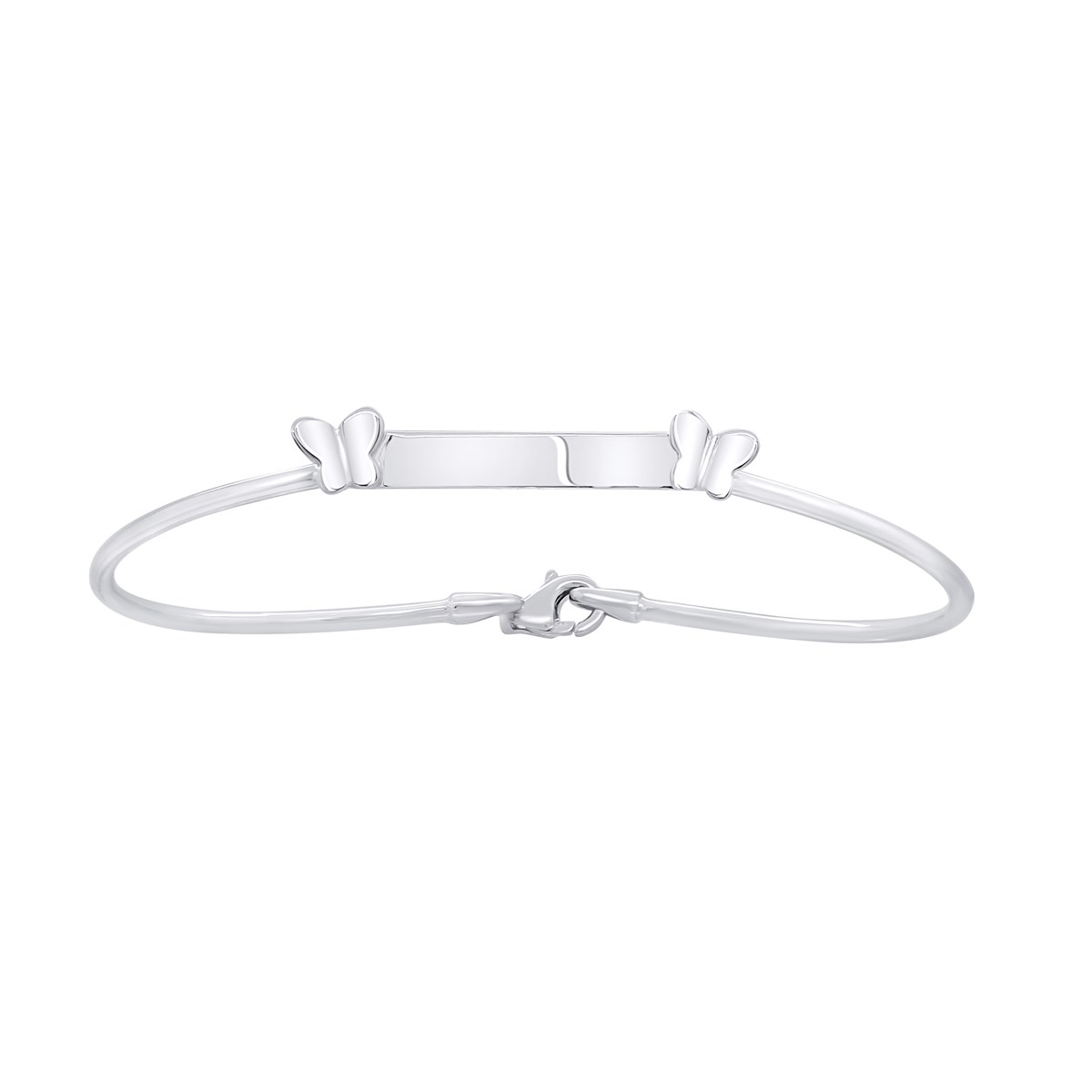 Bracelet GOURMETTE PAPILLIONS - Argent 925