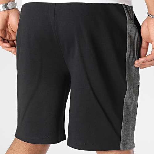 Short Jogging A Bandes 50491285 Noir