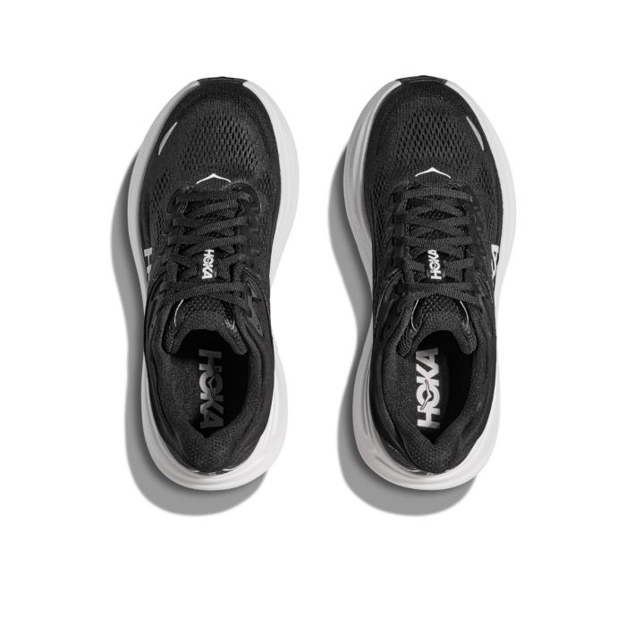 Hoka Dame Løbesko Bondi 9 Wide Sort