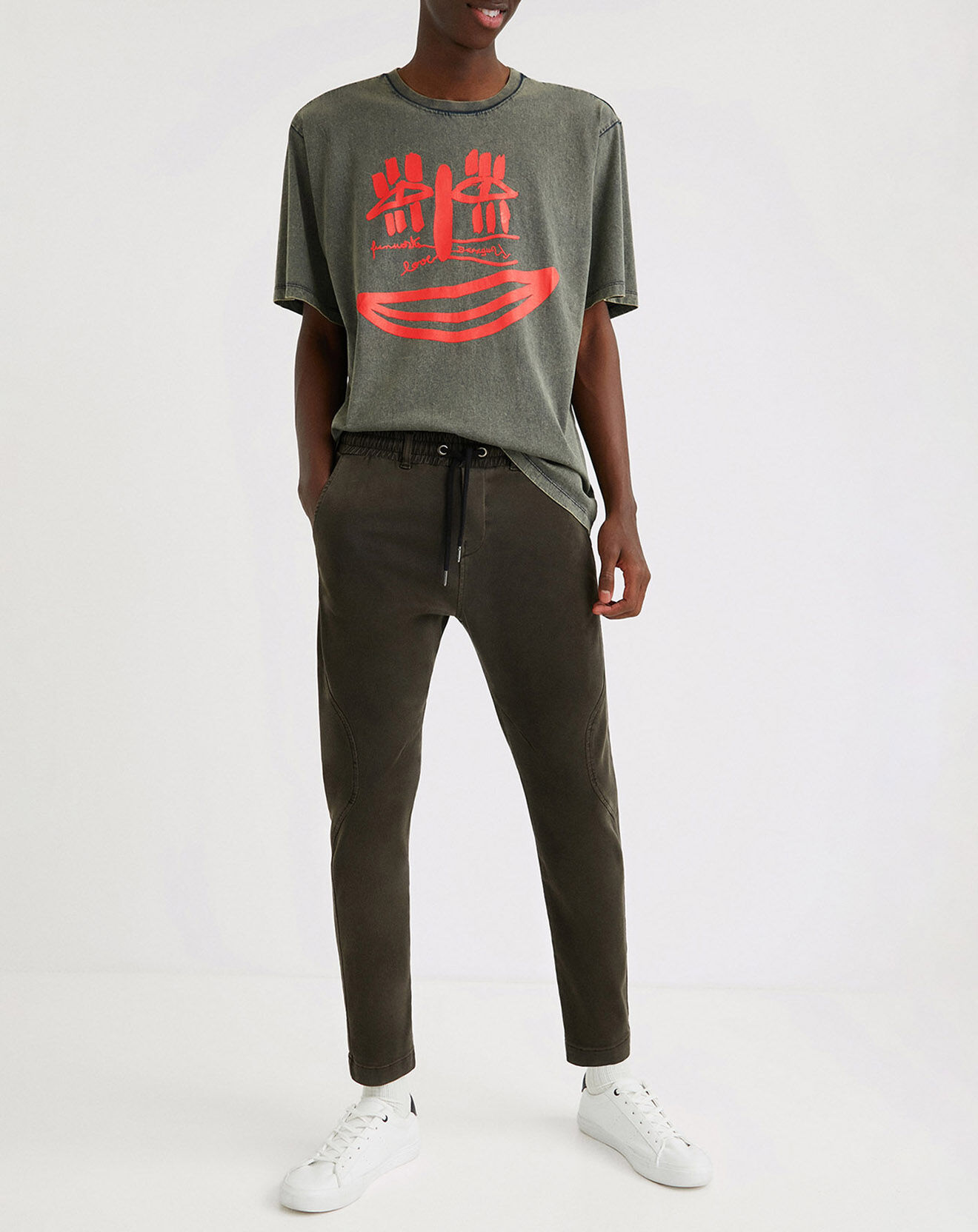 Desigual Pantalon Lois marron