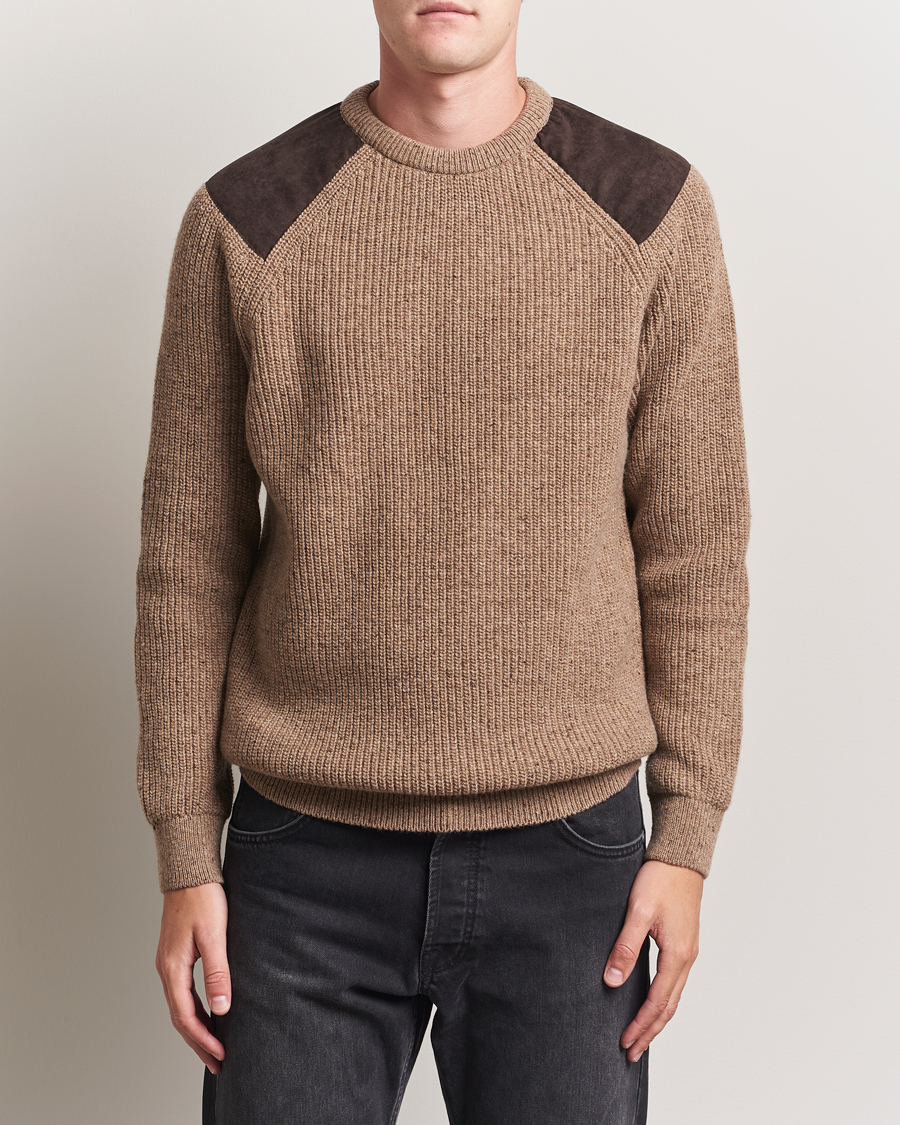 Barbour Lifestyle Raisethorpe Knitted Crewneck Stone