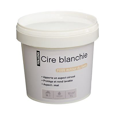 Cire blanchie pour enduit Autour du bois 1L